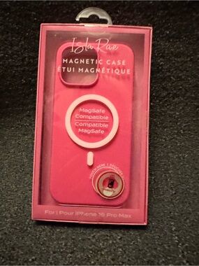 NIB - Isla Rae Pink MagSafe iPhone 16 Pro Max Case Triple Drop